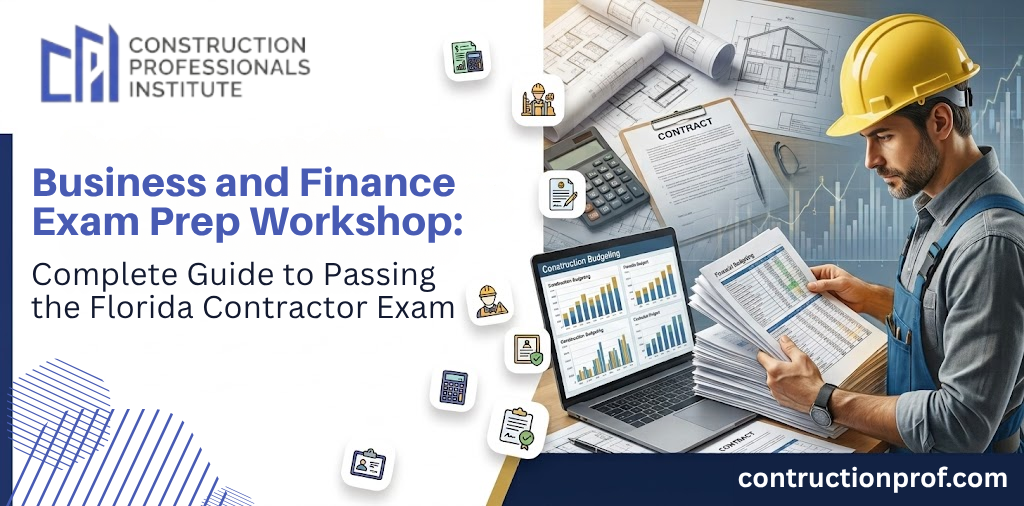 Business and Finance Exam Prep Workshop: Complete Guide to Passing the Florida Contractor Exam